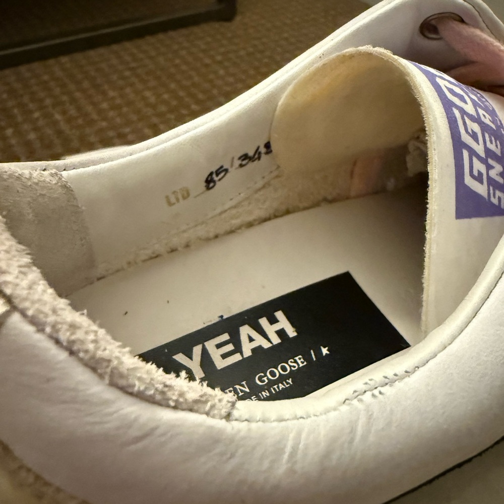 Golden Goose YEAH women’s sneakers 39 LIMITED PRODUCTION 85/348 - Picture 16 of 16
